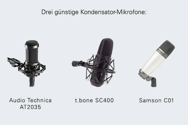 Mikrofone für Podcasts - Kondensatormikrofone | podcaster.de