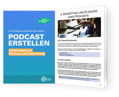 Kostenloses E-Book: Podcast erstellen – Anleitungen zur Planung und Umsetzung